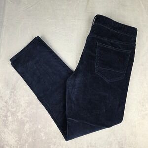 Spoke Corduroy Trousers Blue Cord Fives Cotton Stretch Build A Men's 33x30 Dark